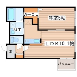 エアフォルク手稲の物件間取画像